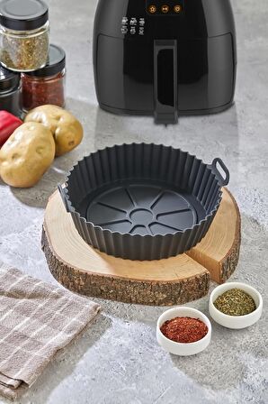 Airfryer Pratik Silikon Pişirme Kabı Xs