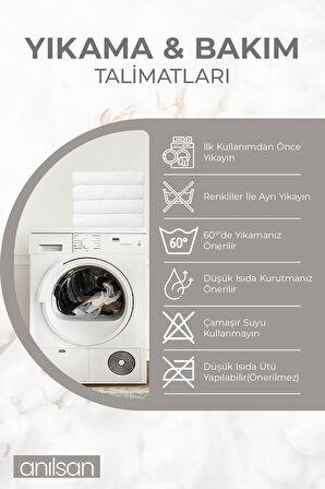 Ekru Ayak Havlusu - 50x70 Cm, 245 Gr, %100 Pamuk, Spa Ve Otel Banyo Paspası, Günlük Kullanıma Uygun
