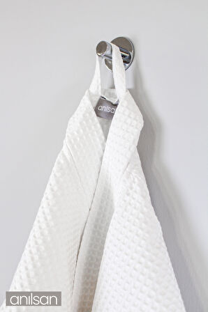 %100 Pamuk Pike Bornoz - Kimono Otel Bornozu, Spa Için Ideal, Günlük Kullanıma Uygun