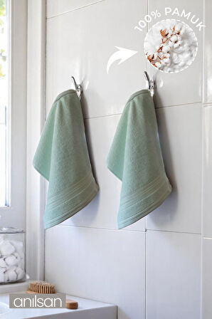 2'li Sero Mini Havlu 30x35 cm – Banyo Mutfak, Bebek Yüz El Havlusu
