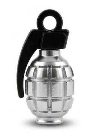 Tasarım Sibop Kapağı Silver 4’lü Set Metal Oto Lastik Sibop Koruyucu