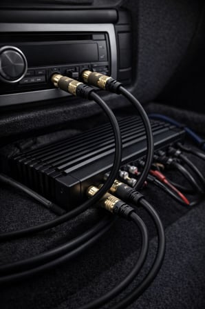 RCA Ses Kablosu 2 Erkek Uçlu Audio Interconnect Kablo Amfi Teyp Bağlantı