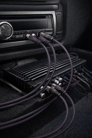 RCA Ses Kablosu 2 Erkek Uçlu Audio Kablo Amfi Teyp Bağlantı Kahverengi