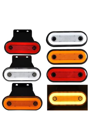 Beyaz LED Yan Pozisyon Lambası 12-24V Reflektörlü Park Lambası