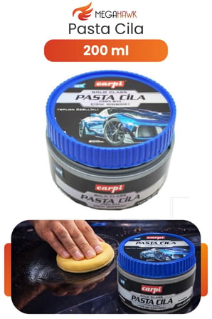Pasta Cila 200 ml Çizik Giderici Parlatıcı Teflon Katkılı Süngerli Set Mavi