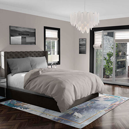 Kaymaz Taban Yıkanabilir Halı – Mutfak, Salon, Yatak Odası için Modern Dijital Baskı Halı