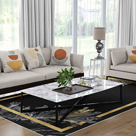 Kaymaz Taban Yıkanabilir Halı – Mutfak, Salon, Yatak Odası için Modern Dijital Baskı Halı