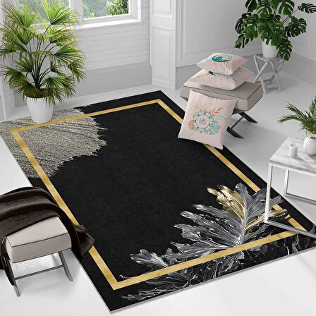 Kaymaz Taban Yıkanabilir Halı – Mutfak, Salon, Yatak Odası için Modern Dijital Baskı Halı