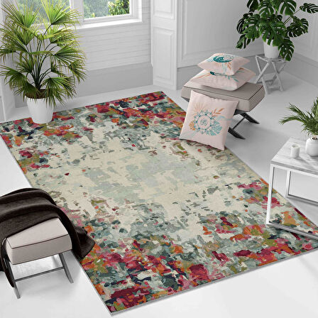 Kaymaz Taban Yıkanabilir Halı – Mutfak, Salon, Yatak Odası için Modern Dijital Baskı Halı