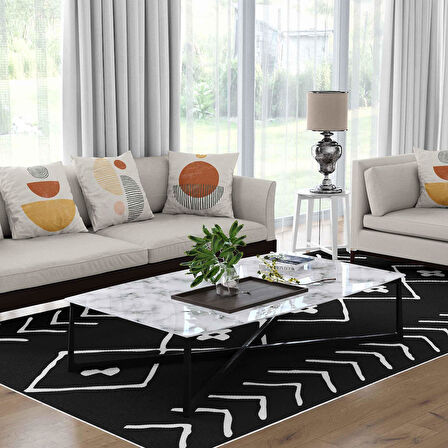 Kaymaz Taban Yıkanabilir Halı – Mutfak, Salon, Yatak Odası için Modern Dijital Baskı Halı