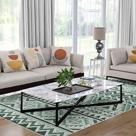 Kaymaz Taban Yıkanabilir Halı – Mutfak, Salon, Yatak Odası için Modern Dijital Baskı Halı