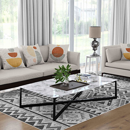 Kaymaz Taban Yıkanabilir Halı – Mutfak, Salon, Yatak Odası için Modern Dijital Baskı Halı