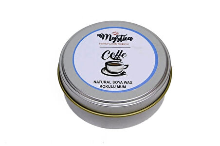 Soya Wax Mum Kokulu Tenekede Coffee