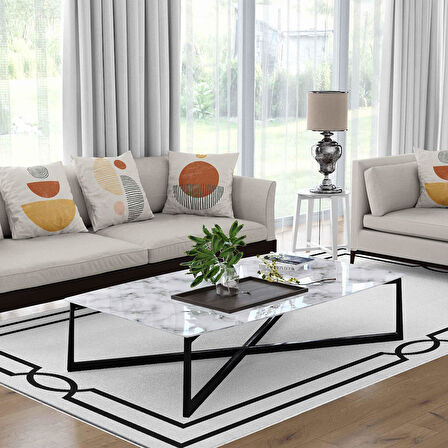 Kaymaz Taban Yıkanabilir Halı – Mutfak, Salon, Yatak Odası için Modern Dijital Baskı Halı