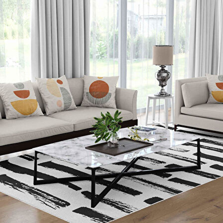 Kaymaz Taban Yıkanabilir Halı – Mutfak, Salon, Yatak Odası için Modern Dijital Baskı Halı