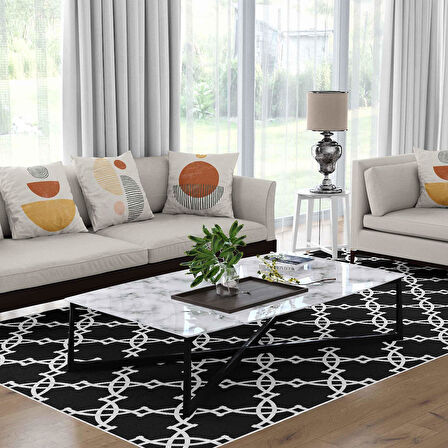 Kaymaz Taban Yıkanabilir Halı – Mutfak, Salon, Yatak Odası için Modern Dijital Baskı Halı