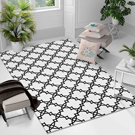 Kaymaz Taban Yıkanabilir Halı – Mutfak, Salon, Yatak Odası için Modern Dijital Baskı Halı