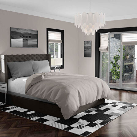 Kaymaz Taban Yıkanabilir Halı – Mutfak, Salon, Yatak Odası için Modern Dijital Baskı Halı