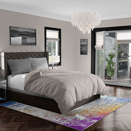 Kaymaz Taban Yıkanabilir Halı – Mutfak, Salon, Yatak Odası için Modern Dijital Baskı Halı