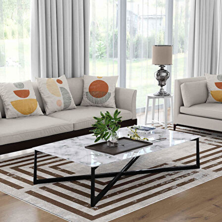 Kaymaz Taban Yıkanabilir Halı – Mutfak, Salon, Yatak Odası için Modern Dijital Baskı Halı