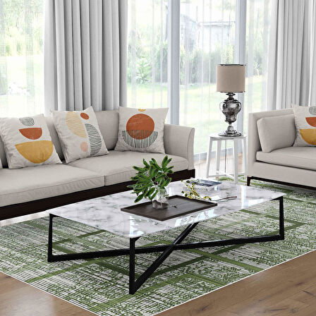 Kaymaz Taban Yıkanabilir Halı – Mutfak, Salon, Yatak Odası için Modern Dijital Baskı Halı