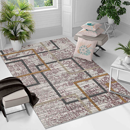 Kaymaz Taban Yıkanabilir Halı – Mutfak, Salon, Yatak Odası için Modern Dijital Baskı Halı