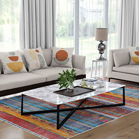 Kaymaz Taban Yıkanabilir Halı – Mutfak, Salon, Yatak Odası için Modern Dijital Baskı Halı