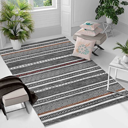 Kaymaz Taban Yıkanabilir Halı – Mutfak, Salon, Yatak Odası için Modern Dijital Baskı Halı