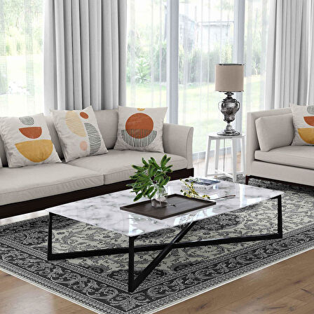 Kaymaz Taban Yıkanabilir Halı – Mutfak, Salon, Yatak Odası için Modern Dijital Baskı Halı