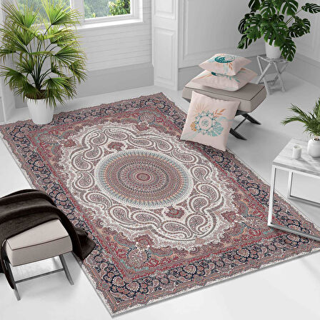 Kaymaz Taban Yıkanabilir Halı – Mutfak, Salon, Yatak Odası için Modern Dijital Baskı Halı