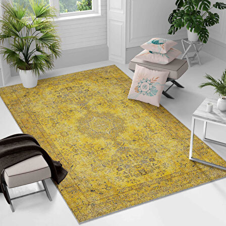 Kaymaz Taban Yıkanabilir Halı – Mutfak, Salon, Yatak Odası için Modern Dijital Baskı Halı