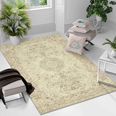 Kaymaz Taban Yıkanabilir Halı – Mutfak, Salon, Yatak Odası için Modern Dijital Baskı Halı