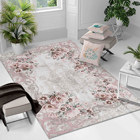 Kaymaz Taban Yıkanabilir Halı – Mutfak, Salon, Yatak Odası için Modern Dijital Baskı Halı