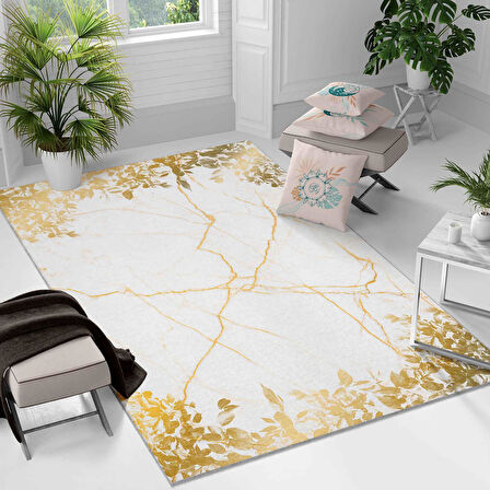 Kaymaz Taban Yıkanabilir Halı – Mutfak, Salon, Yatak Odası için Modern Dijital Baskı Halı