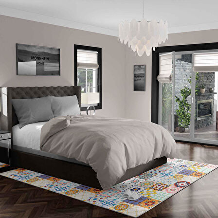 Kaymaz Taban Yıkanabilir Halı – Mutfak, Salon, Yatak Odası için Modern Dijital Baskı Halı