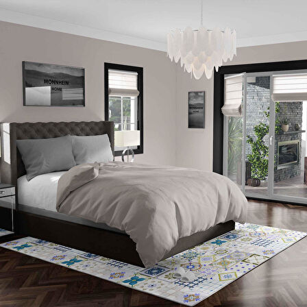 Kaymaz Taban Yıkanabilir Halı – Mutfak, Salon, Yatak Odası için Modern Dijital Baskı Halı