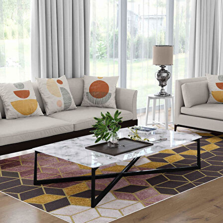 Kaymaz Taban Yıkanabilir Halı – Mutfak, Salon, Yatak Odası için Modern Dijital Baskı Halı