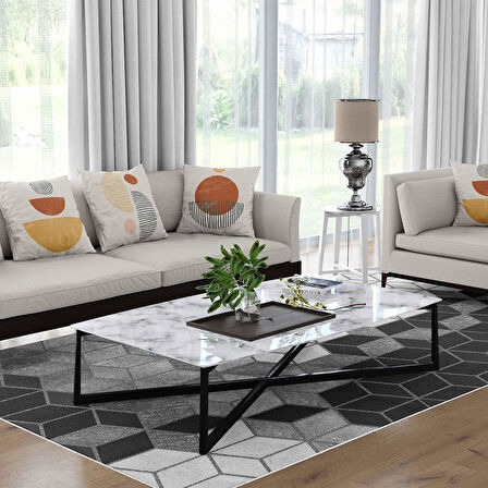 Kaymaz Taban Yıkanabilir Halı – Mutfak, Salon, Yatak Odası için Modern Dijital Baskı Halı