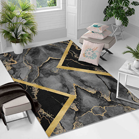 Kaymaz Taban Yıkanabilir Halı – Mutfak, Salon, Yatak Odası için Modern Dijital Baskı Halı