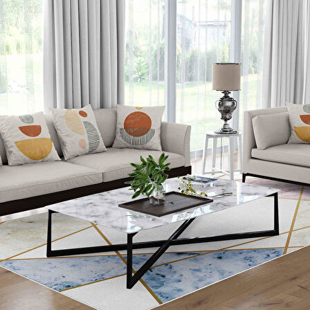 Kaymaz Taban Yıkanabilir Halı – Mutfak, Salon, Yatak Odası için Modern Dijital Baskı Halı