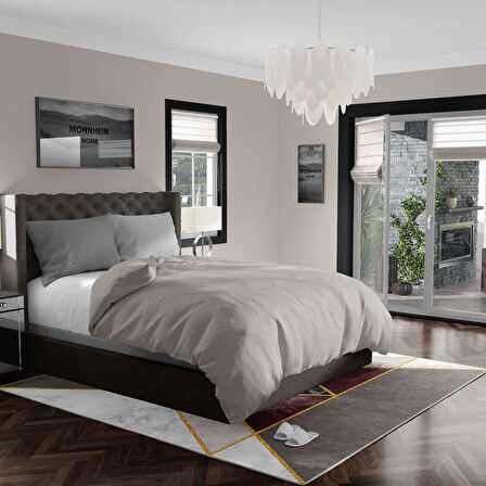 Kaymaz Taban Yıkanabilir Halı – Mutfak, Salon, Yatak Odası için Modern Dijital Baskı Halı