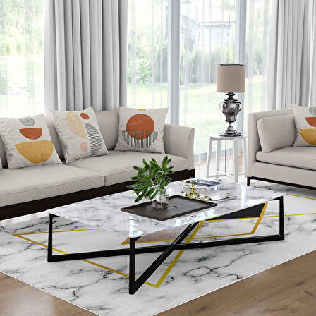 Kaymaz Taban Yıkanabilir Halı – Mutfak, Salon, Yatak Odası için Modern Dijital Baskı Halı