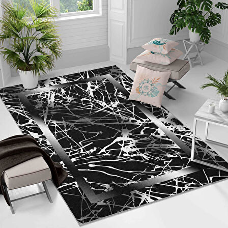 Kaymaz Taban Yıkanabilir Halı – Mutfak, Salon, Yatak Odası için Modern Dijital Baskı Halı