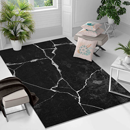 Kaymaz Taban Yıkanabilir Halı – Mutfak, Salon, Yatak Odası için Modern Dijital Baskı Halı