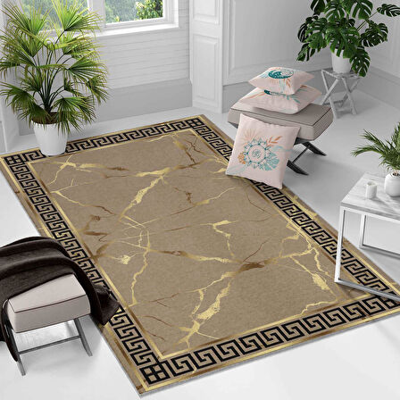 Kaymaz Taban Yıkanabilir Halı – Mutfak, Salon, Yatak Odası için Modern Dijital Baskı Halı