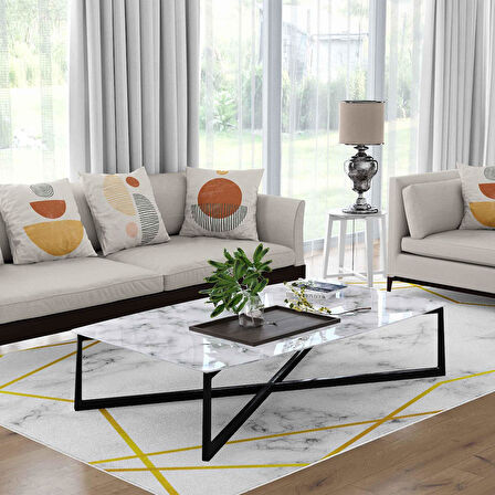 Kaymaz Taban Yıkanabilir Halı – Mutfak, Salon, Yatak Odası için Modern Dijital Baskı Halı