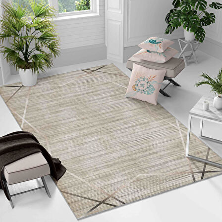 Kaymaz Taban Yıkanabilir Halı – Mutfak, Salon, Yatak Odası için Modern Dijital Baskı Halı