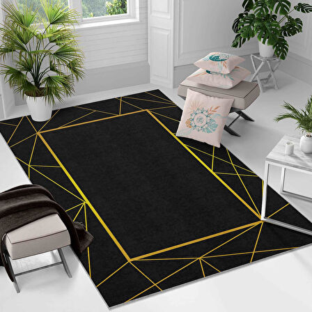 Kaymaz Taban Yıkanabilir Halı – Mutfak, Salon, Yatak Odası için Modern Dijital Baskı Halı