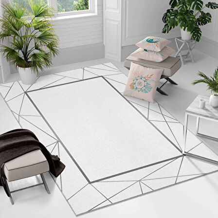 Kaymaz Taban Yıkanabilir Halı – Mutfak, Salon, Yatak Odası için Modern Dijital Baskı Halı