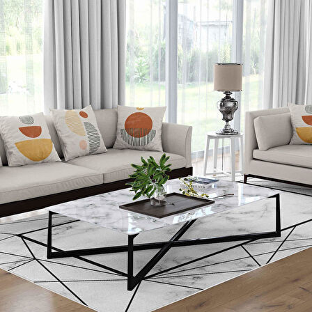 Kaymaz Taban Yıkanabilir Halı – Mutfak, Salon, Yatak Odası için Modern Dijital Baskı Halı